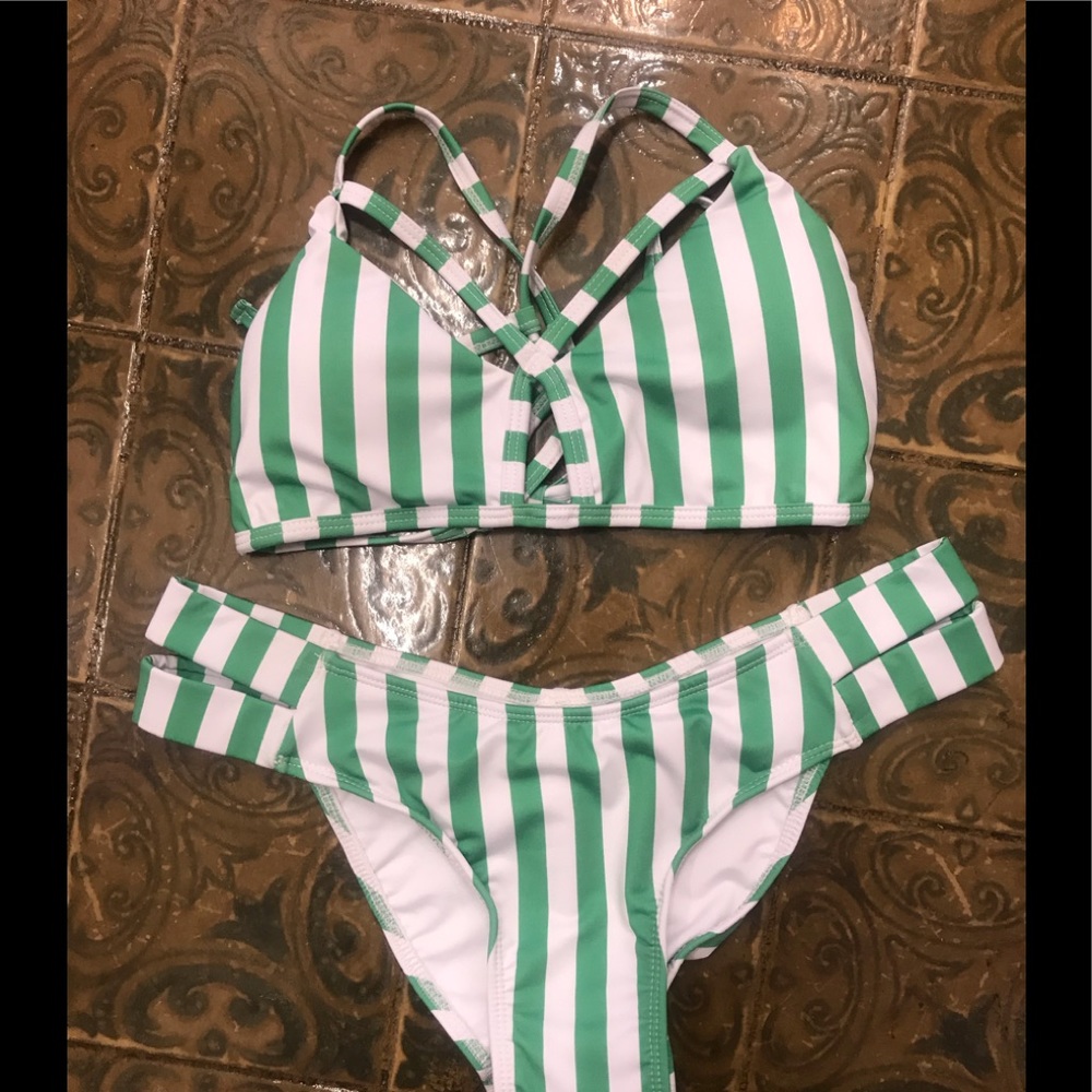 Sabz Bruna Strappy Bikini
